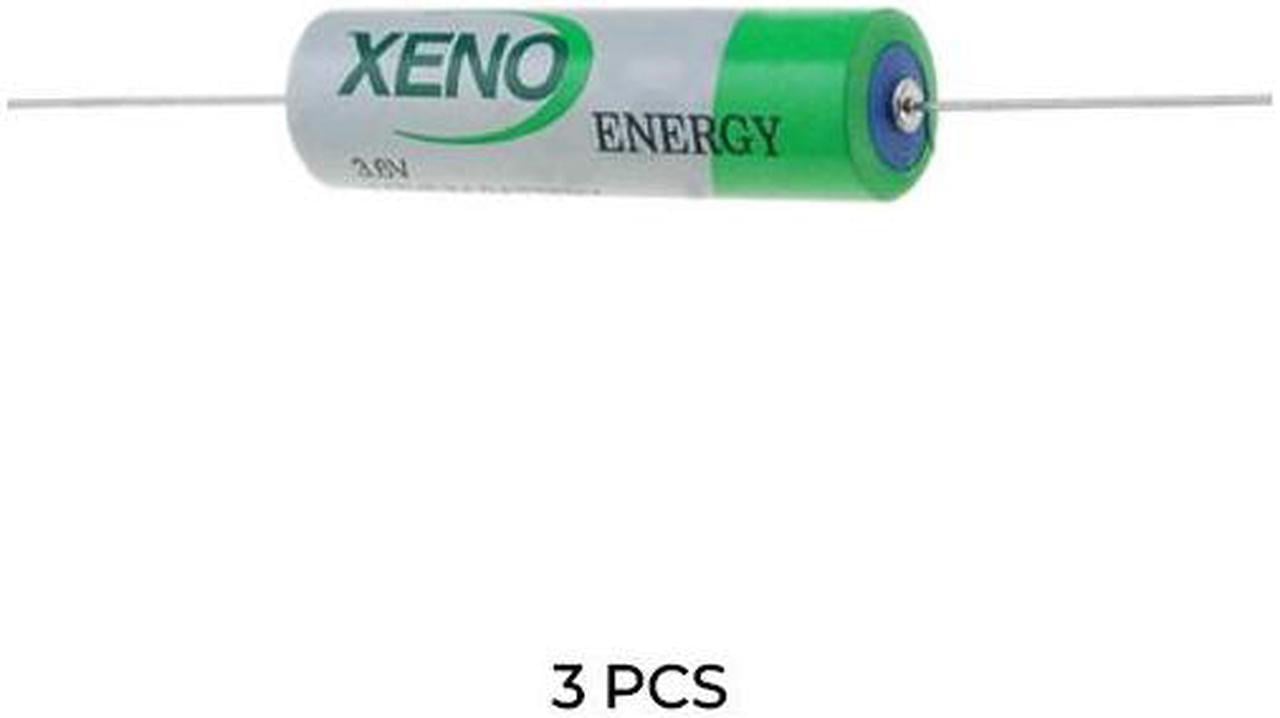 3-Pack Xeno XL-060F 3.6V AA 2.4Ah Lithium Batteries with Axial Leads