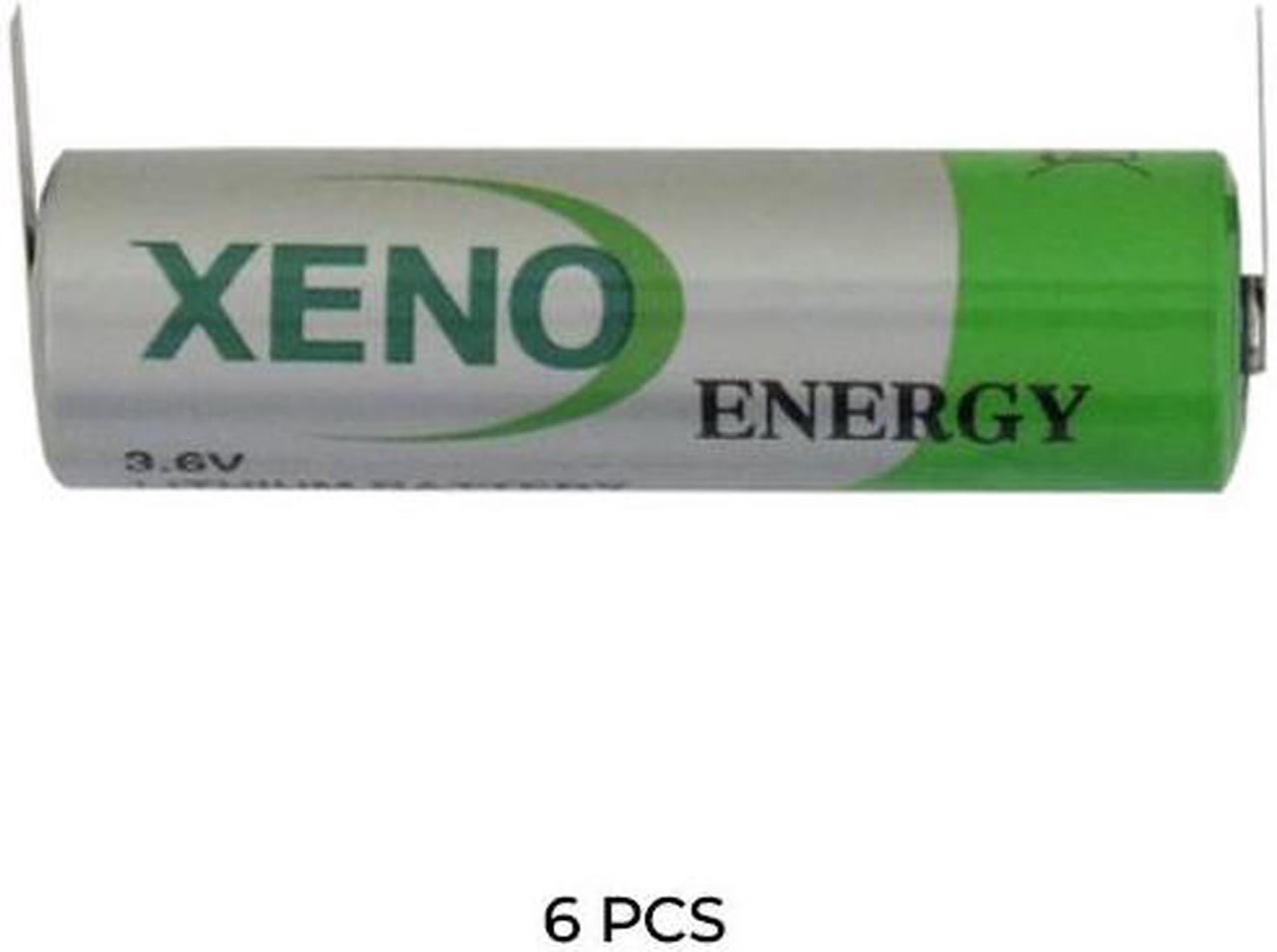 6-Pack Xeno XL-060F 3.6V AA 2.4Ah Lithium Batteries with Tabs