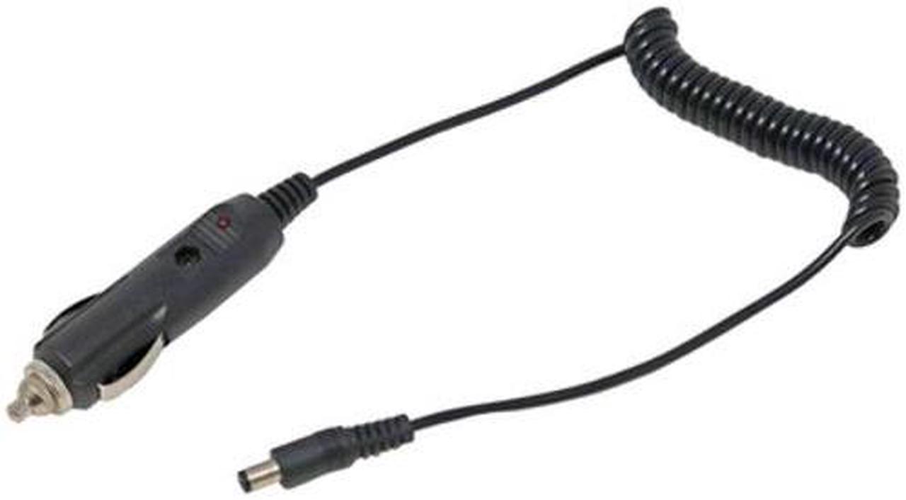 12 Volt DC Car Charger Plug (5.5 x 2.5mm Barrel Male)