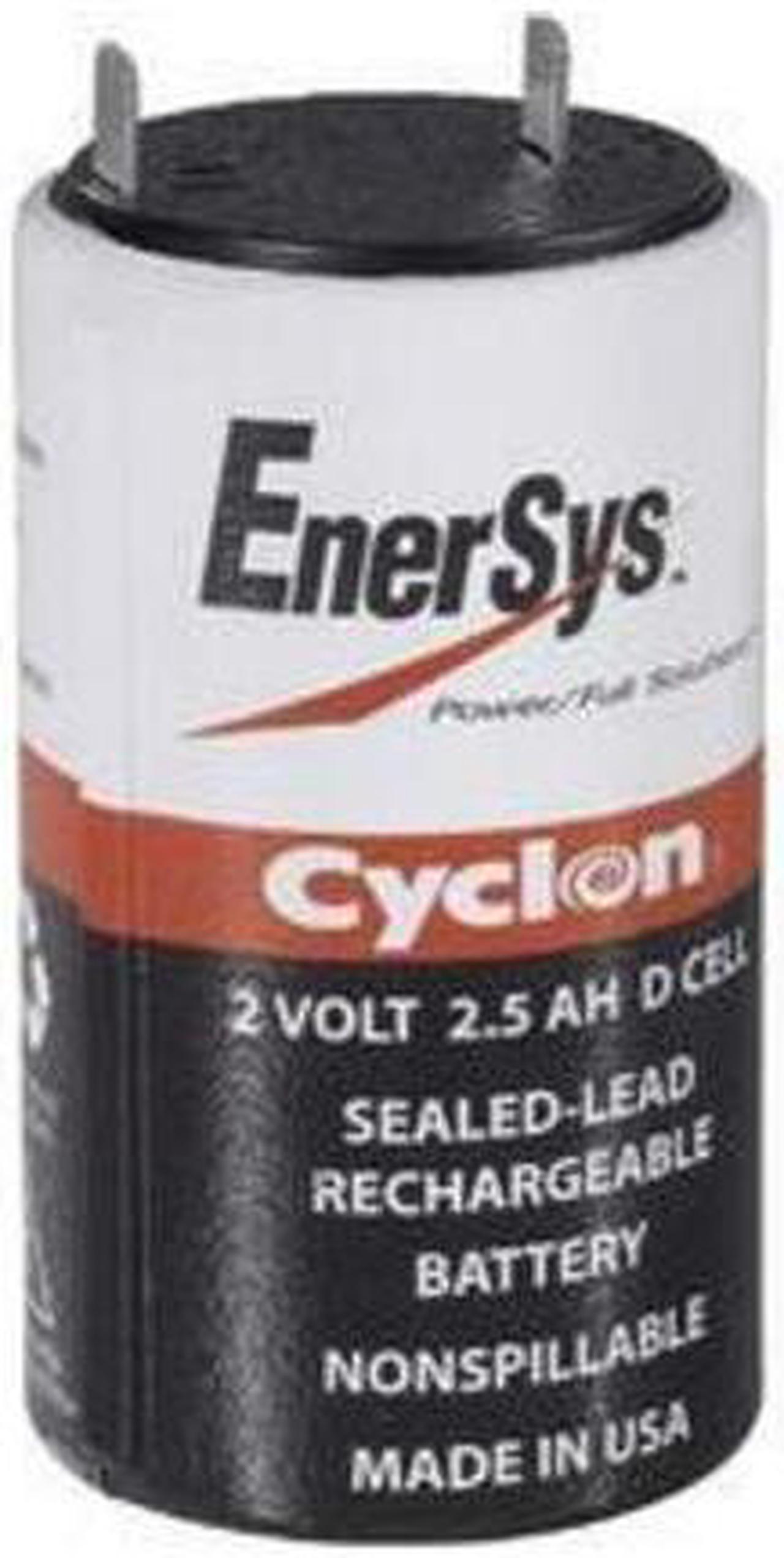 EnerSys Cyclon 2V 2.5ah Sealed Lead Acid D Cell (0810-0004)