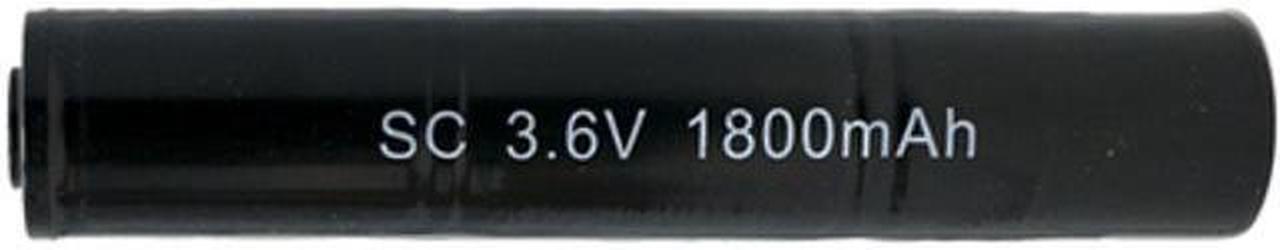 3.6 Volt NiCd Battery Stick (1800 mAh) for Flashlights (Streamlight Stinger HP, XT, PolyStinger)