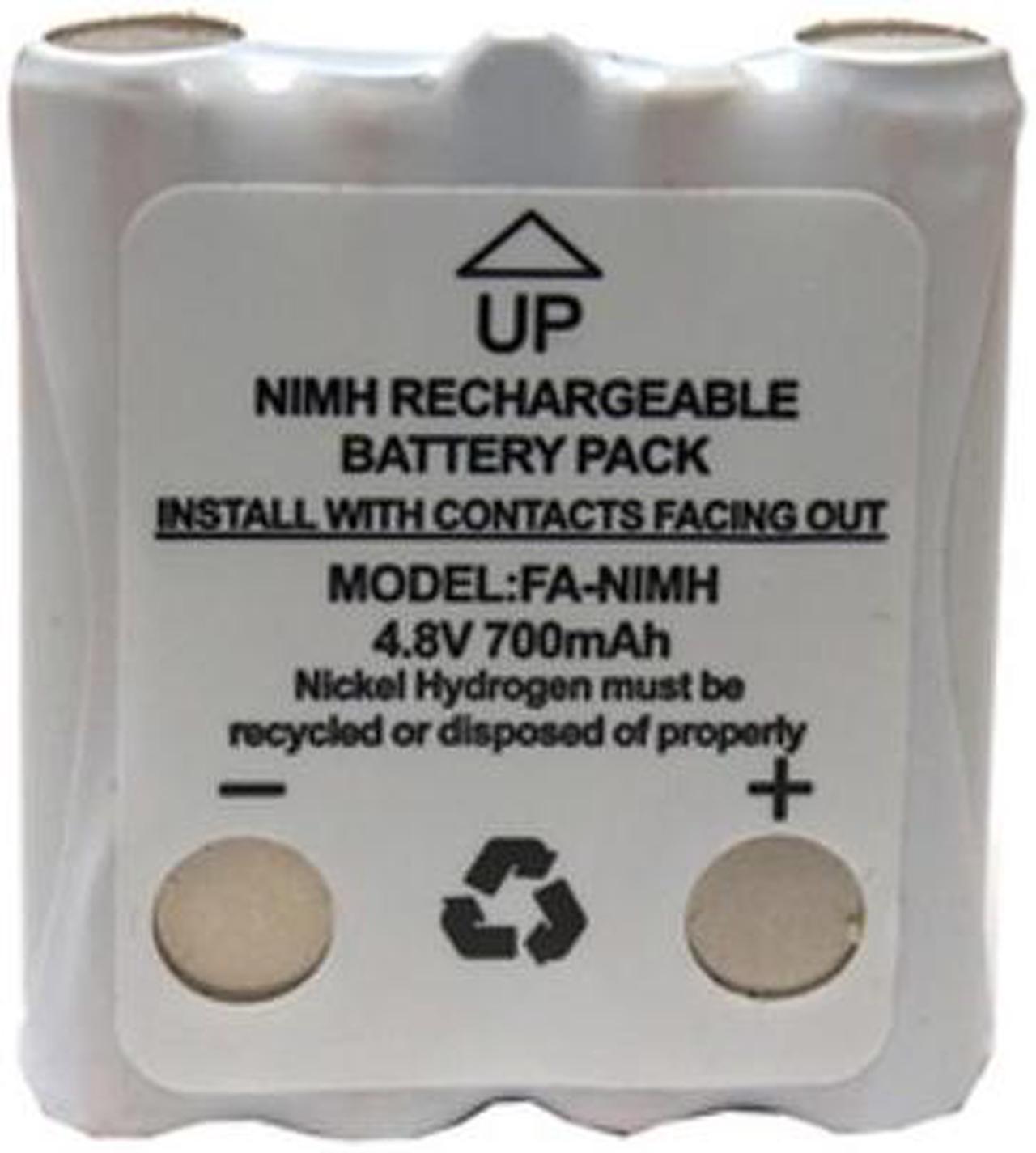 4.8 Volt Cobra Replacement 700 mAh NiMH Microtalk Radio Battery (FRS/GMRS)