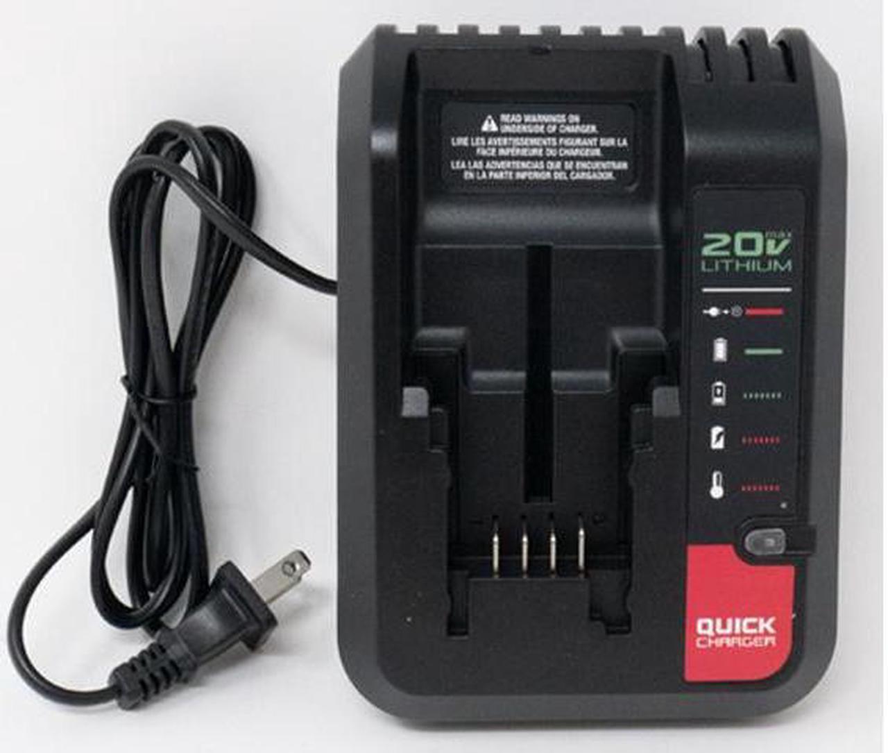 Black & Decker POR-10.8-20LI 10.8-20 Volt 2.0A Li-Ion Battery Charger