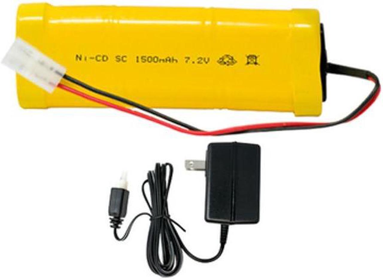 7.2 Volt NiCd Battery Pack (1500 mAh) + Wall Charger