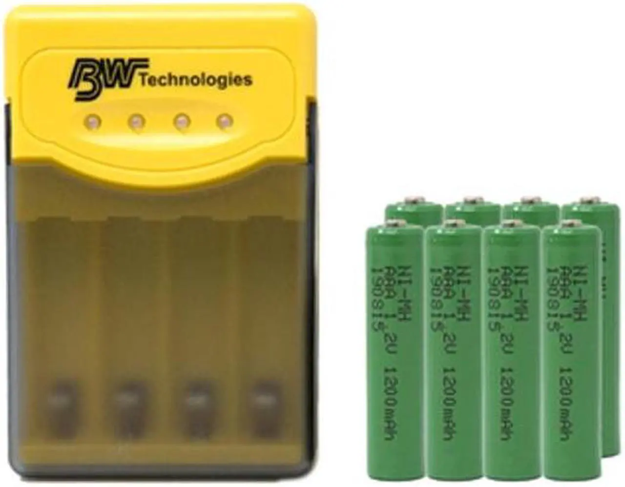 Main image of Quest Q2 Smart Charger + 8 AAA NiMH Batteries (1200 mAh)