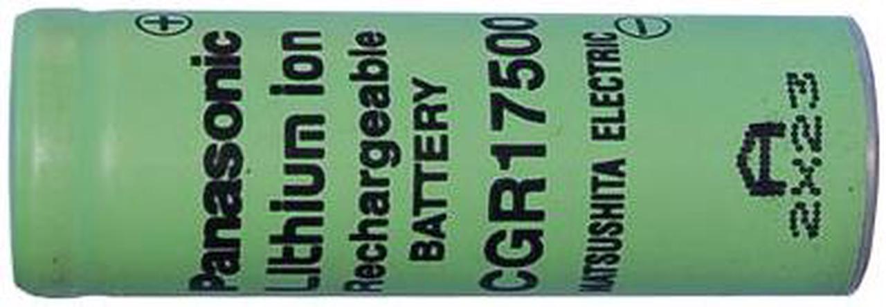 A 3.7 Volt Panasonic Lithium Ion CGR17500 Battery (830 mAh)