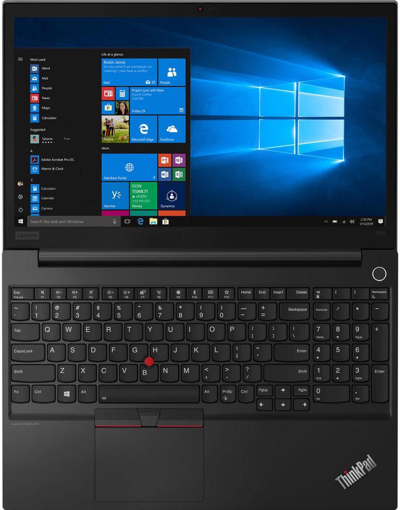 Alt view image 5 of 5 - Lenovo ThinkPad E15 15.6" IPS FHD (1920x1080) Business Laptop (AMD 8-Core Ryzen 7-4700U (Beat i7-8750H), 16GB DDR4 RAM, 1TB PCIe M.2 SSD) Type-C, HDMI, Wi-Fi 6, RJ-45, Webcam, Windows 10 Pro
