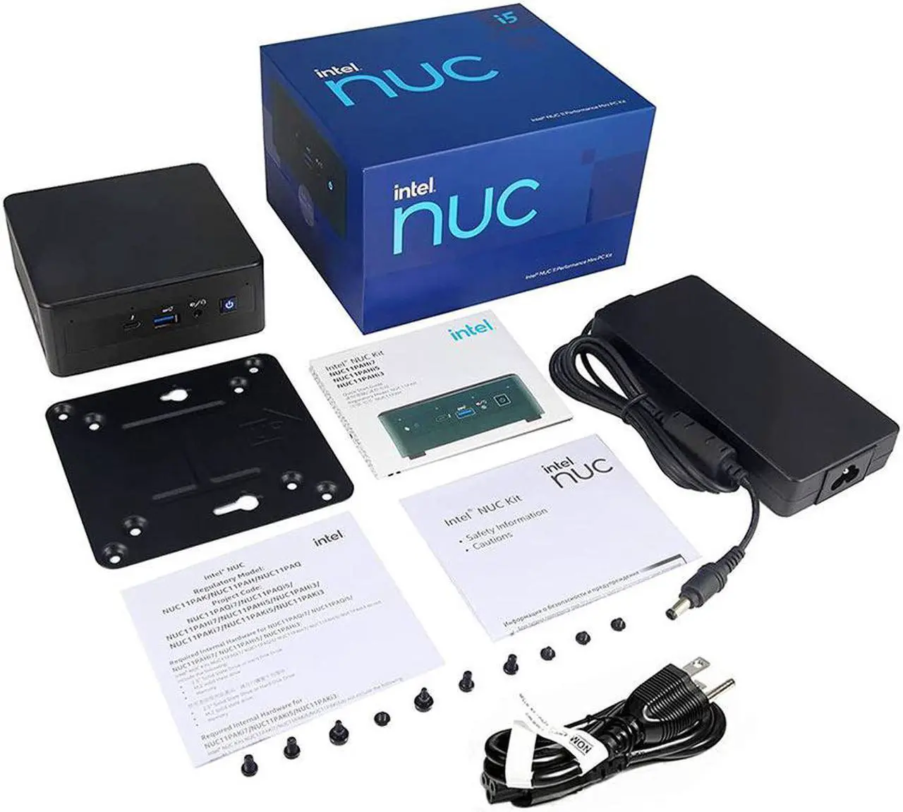 Alt view image 6 of 7 - 2022 Intel NUC 11 Performance Kit NUC11PAHi5 (4-Core i5-1135G7, 16GB RAM, 512GB SSD, Iris Xe Graphics) Mini Business Gaming PC Desktop, 2 x Thunderbolt 3, Wi-Fi, IST Computers Cable, Windows 10 Pro
