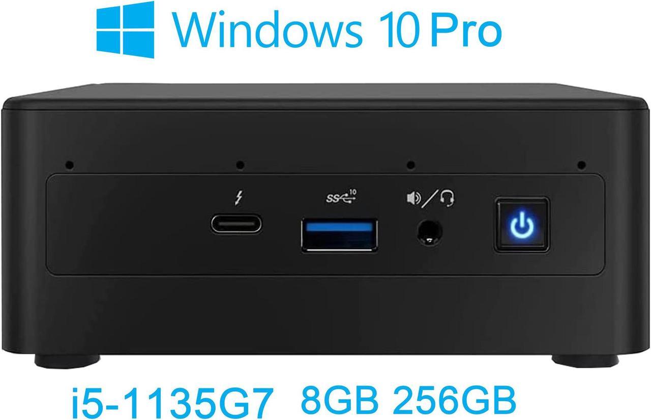 2022 Intel NUC 11 Performance Kit NUC11PAHi5 (4-Core i5-1135G7, 8GB RAM, 256GB SSD, Iris Xe Graphics) Mini Business Gaming PC Desktop, 2 x Thunderbolt 3, Wi-Fi, IST Computers Cable, Windows 10 Pro