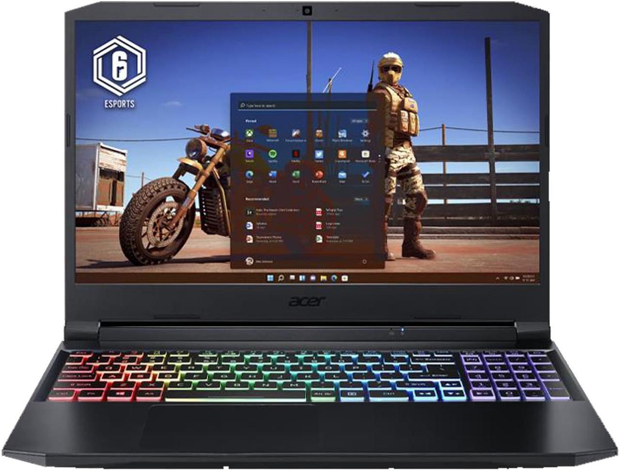 Alt view image 2 of 7 - 2022 Newest Acer Nitro 5 15.6" FHD 144Hz Gaming Laptop (Intel i9-11900H, 64GB RAM, 2TB PCle SSD, GeForce RTX 3060 6GB), RGB Backlit, Webcam, Killer Wi-Fi 6, DTS:X Audio, Ray Tracing, Windows 11 Home