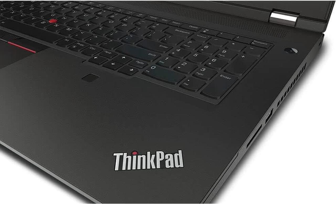 Alt view image 4 of 7 - Lenovo ThinkPad P17 Gen 2 17.3" 4K UHD (Intel 8-Core i7-11800H, 128GB RAM, 4TB PCIe SSD, RTX A2000 4GB Graphics) Mobile Workstation Laptop, 2 x Thunderbolt 4, Backlit KB, Fingerprint, Win 11 Pro