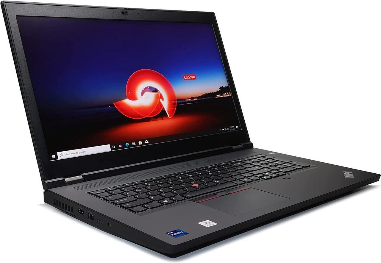 Alt view image 2 of 7 - Lenovo ThinkPad P17 Gen 2 17.3" 4K UHD (Intel 8-Core i7-11800H, 128GB RAM, 4TB PCIe SSD, RTX A2000 4GB Graphics) Mobile Workstation Laptop, 2 x Thunderbolt 4, Backlit KB, Fingerprint, Win 11 Pro