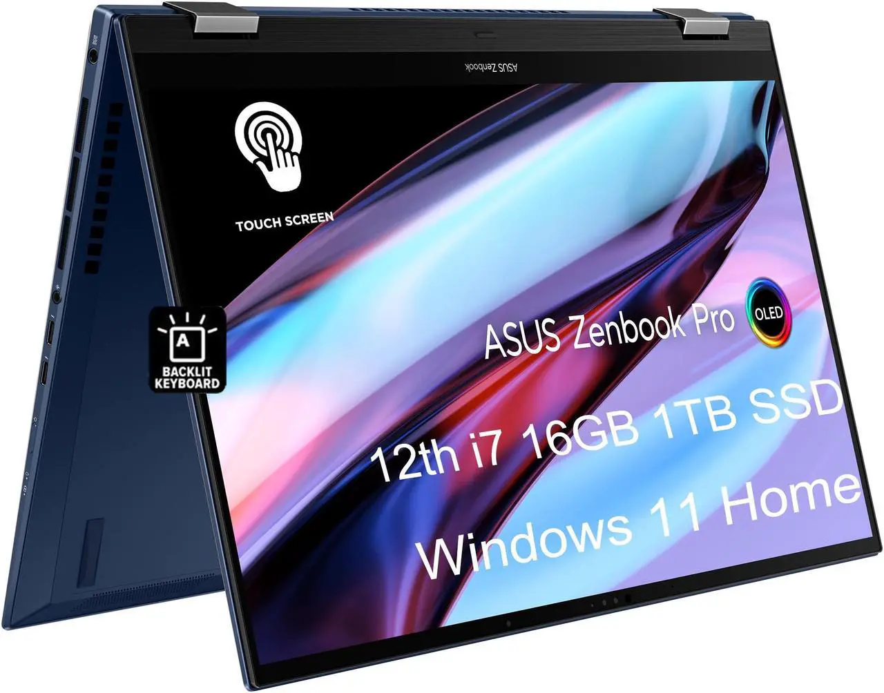 ASUS Zenbook Pro 15 Flip OLED 15.6" 2.8K 2-in-1 Touchscreen (12th Intel ...