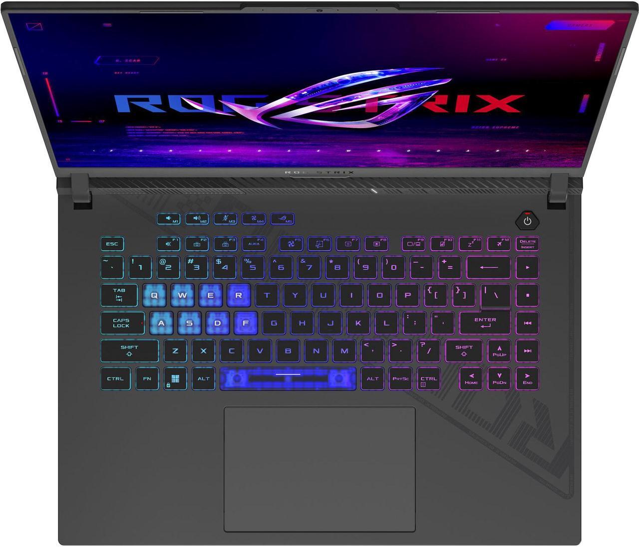 Alt view image 6 of 7 - ASUS ROG Strix G16 16" FHD+ 165Hz (Intel 13th Gen Core i7-13650HX, 32GB DDR5 RAM, 2TB PCIe SSD, GeForce RTX 4060 8GB) RGB Backlit Gaming Laptop, Thunderbolt 4, Wi-Fi 6E, Win 11 Home - 2023