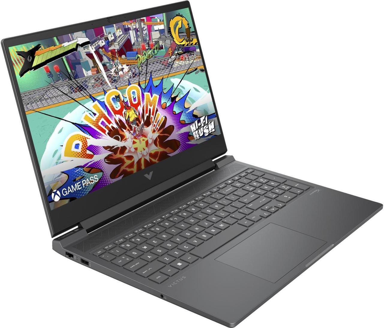 Alt view image 6 of 6 - HP Victus 16 Gaming Laptop 16.1" FHD 144Hz (NVIDIA RTX 4070 8GB GPU, AMD Ryzen 7 8845HS, 32GB DDR5 RAM, 1TB SSD) Backlit Keyboard, Wi-Fi 6, Webcam, Win 11 Home, Mica Silver