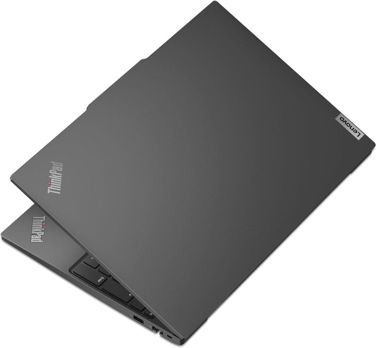 Alt view image 7 of 7 - Lenovo ThinkPad E16 Business Laptop (16" FHD+ Touchscreen, AMD Ryzen 5 7530U, 40GB RAM, 1TB SSD, (8-Core Beat i7-1165G7)) Fingerprint, Backlit, FHD Webcam, WiFi 6, Ethernet, Win 11 Pro, Black