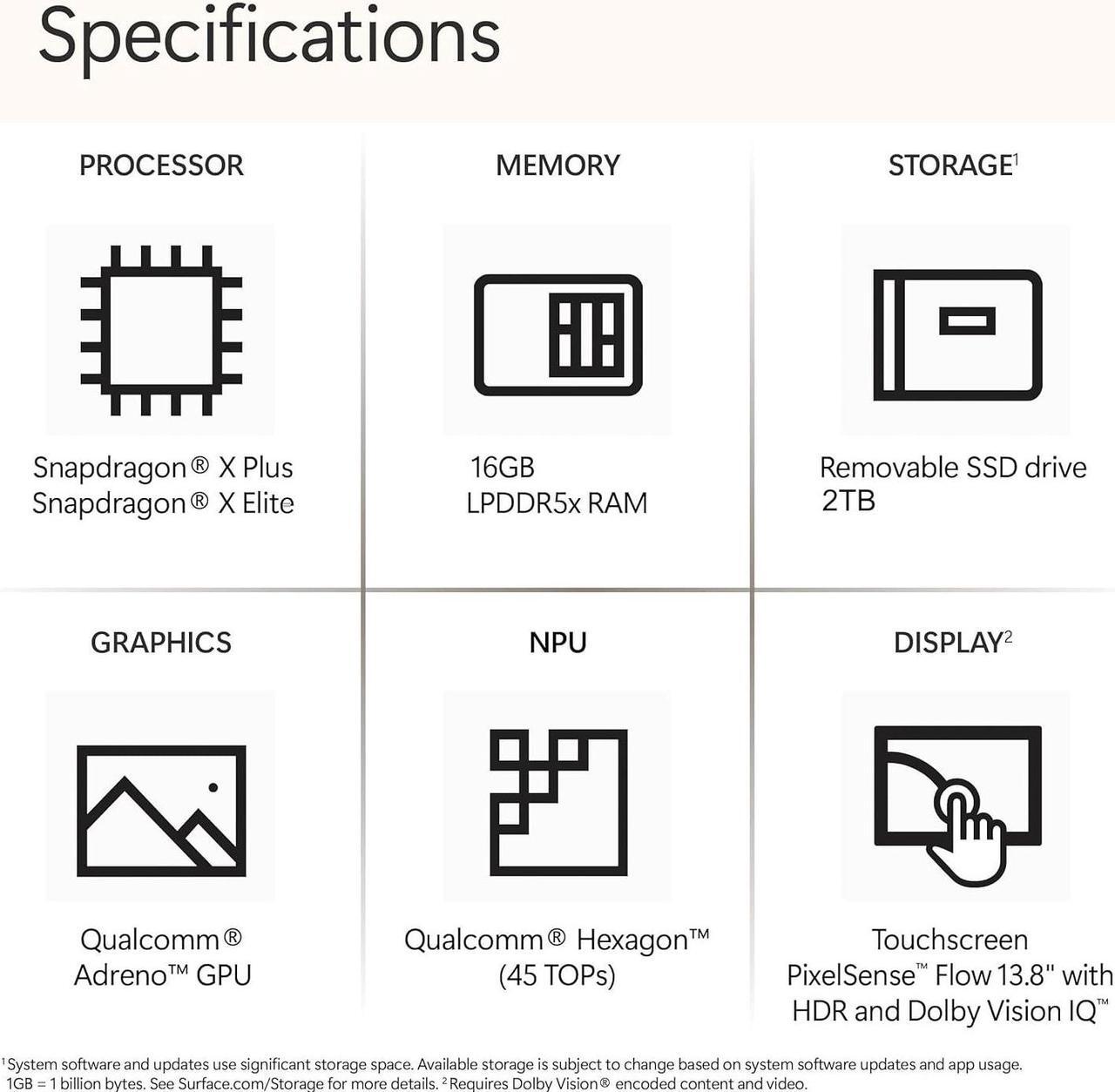 Alt view image 3 of 7 - Microsoft Surface Laptop 7 AI Copilot+ PC for Business (13.8" 2K+ Touchscreen, Snapdragon X Plus, 16GB LPDDR5X, 1TB SSD, IST Pen), 20-Hr Long Battery Life, Backlit, Wi-Fi 7, Webcam, Win 11 Pro, Dune