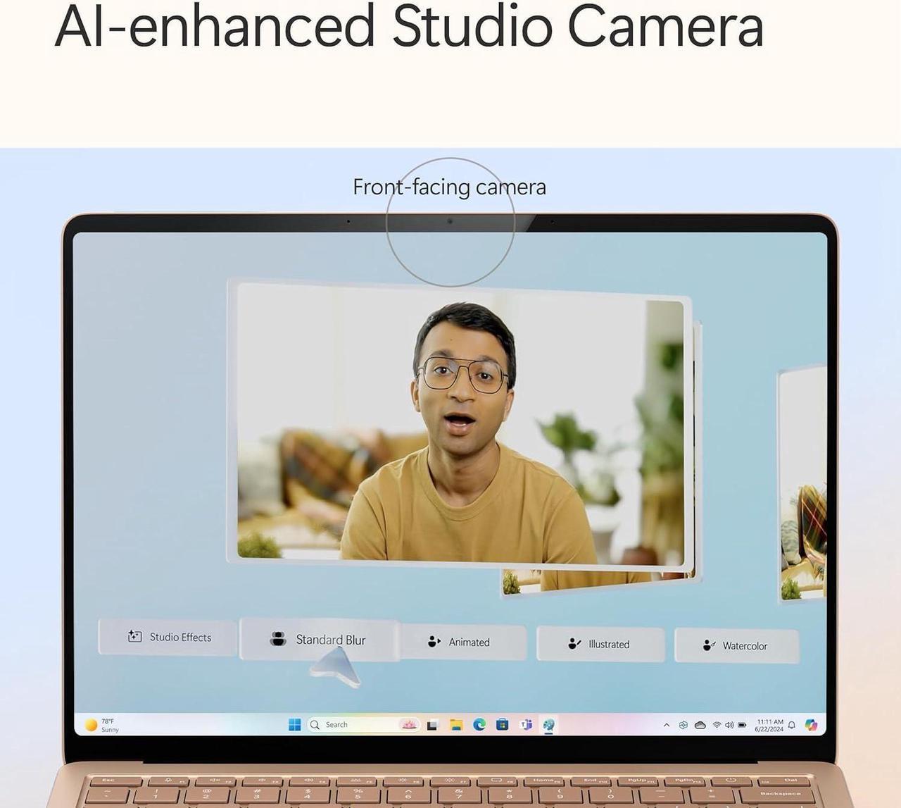 Alt view image 6 of 7 - Microsoft Surface Laptop 7 AI Copilot+ PC for Business (13.8" 2K+ Touchscreen, Snapdragon X Plus, 16GB LPDDR5X, 1TB SSD, IST Pen), 20-Hr Long Battery Life, Backlit, Wi-Fi 7, Webcam, Win 11 Pro, Dune