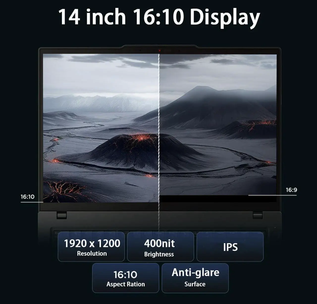 Alt view image 2 of 7 - Lenovo ThinkPad T14 Gen 5 Business Laptop (14" FHD+, Intel Core Ultra 5 125U (>i7-1355U), 16GB DDR5, 512GB SSD), AI PC, Backlit, FP, 5MP Webcam, 2x Thunderbolt 4, Wi-Fi 6E, Win 11 Pro w/ AI Copilot