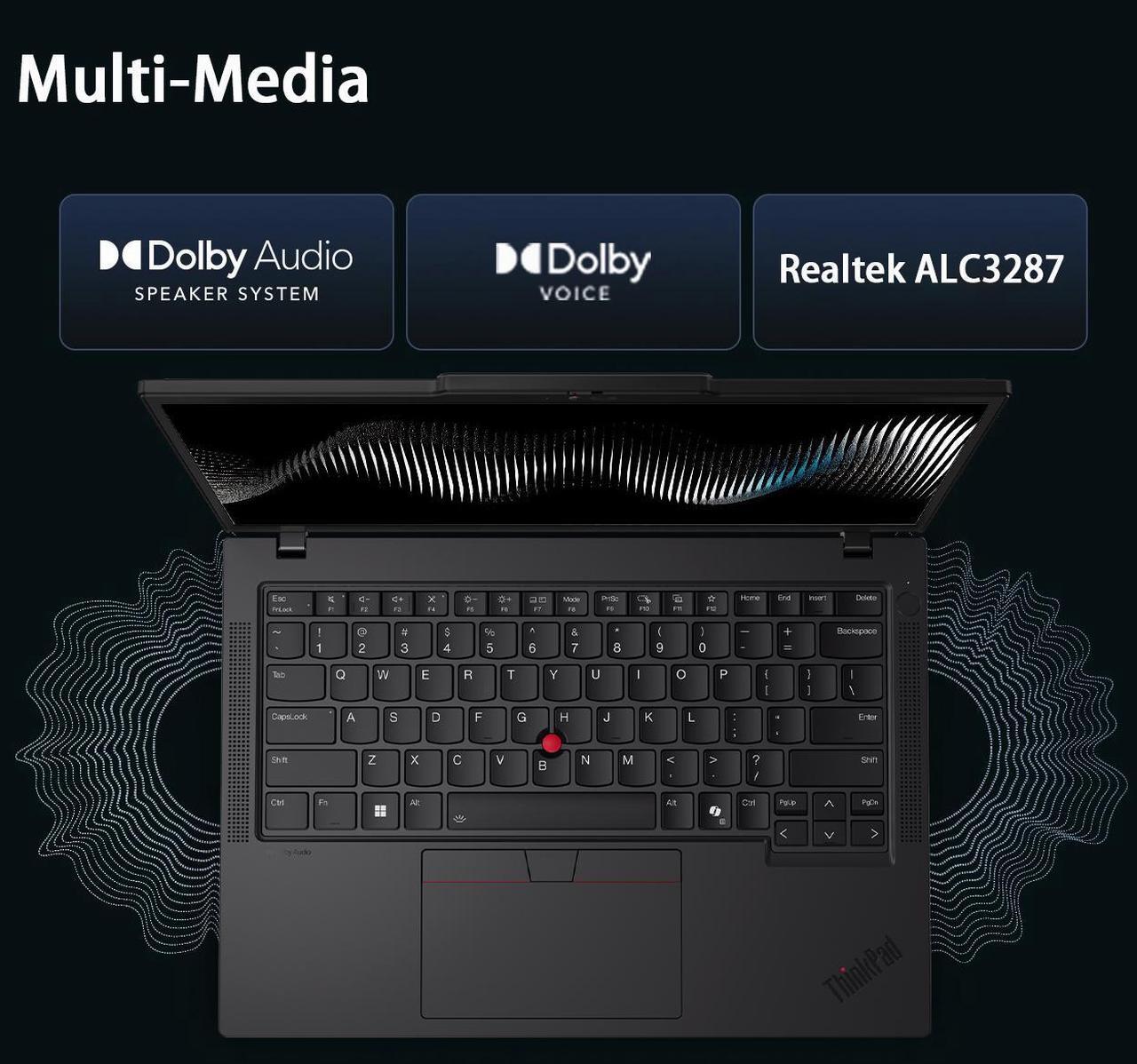 Alt view image 4 of 7 - Lenovo ThinkPad T14 Gen 5 Business Laptop (14" FHD+, Intel Ultra 7 155U (>i7-13700H), 32GB DDR5 RAM, 1TB SSD), Fingerprint, Backlit, 5MP Webcam, Ethernet, Wi-Fi 6E, Win 11 Pro, 2025 AI PC, Black