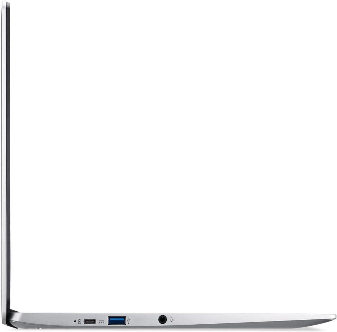 Alt view image 5 of 7 - acer Chromebook 315 15.6" FHD (Intel Celeron N4500, 4GB RAM, 128GB Storage (64GB eMMC + 64GB IST SD Card) Home & Student Laptop, Long Battery Life, Wi-Fi, Webcam, IST Hub, Chrome OS, Silver
