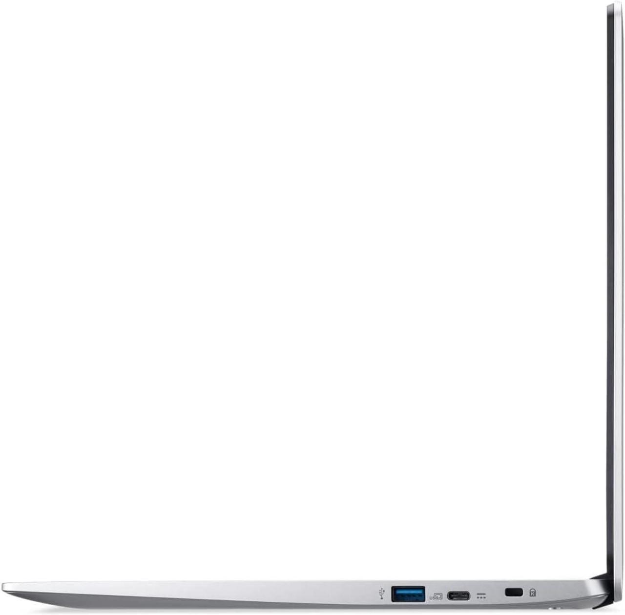 Alt view image 6 of 7 - acer Chromebook 315 15.6" FHD (Intel Celeron N4500, 4GB RAM, 128GB Storage (64GB eMMC + 64GB IST SD Card) Home & Student Laptop, Long Battery Life, Wi-Fi, Webcam, IST Hub, Chrome OS, Silver