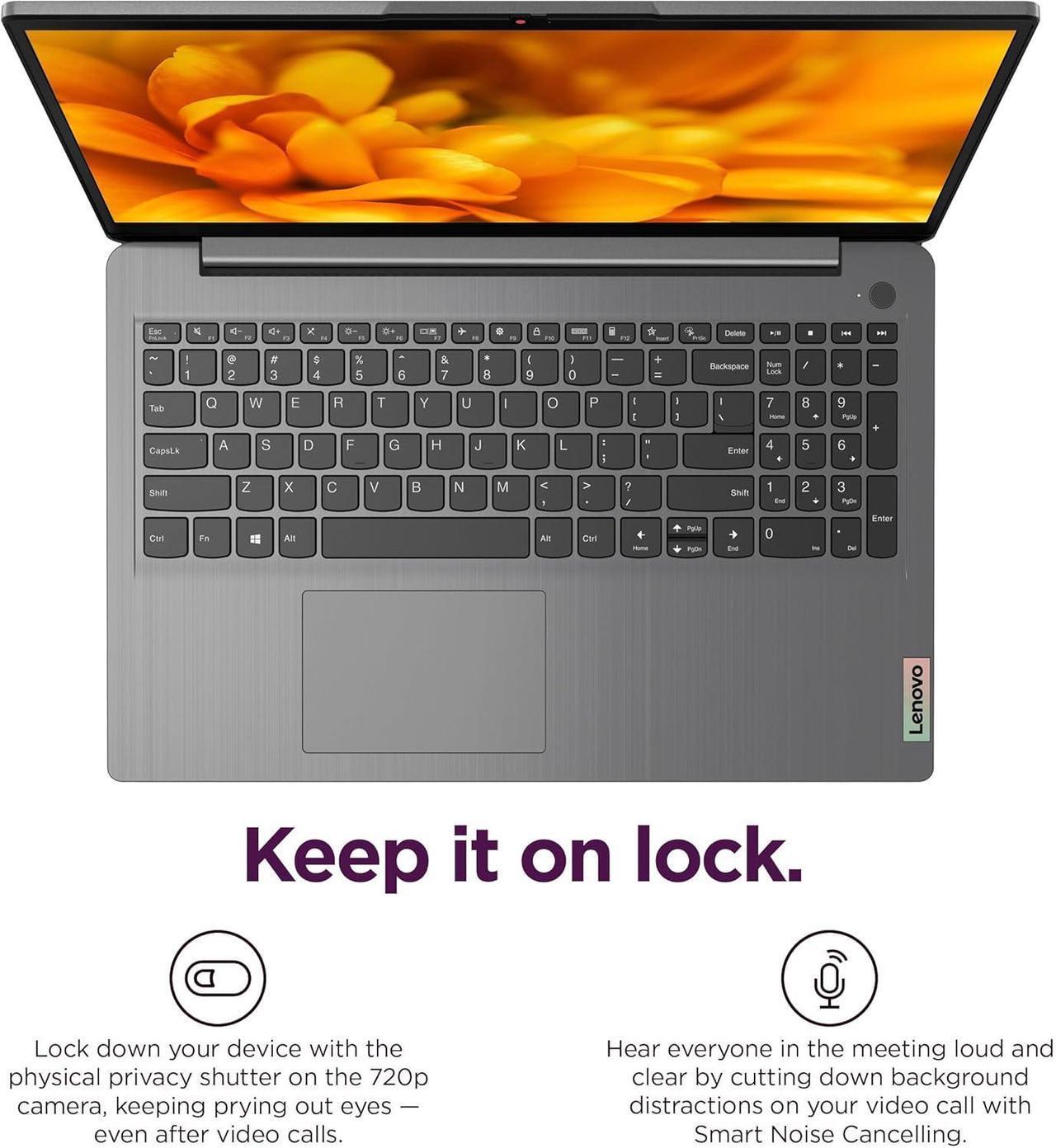Alt view image 5 of 7 - Lenovo IdeaPad 3 15.6" FHD Touchscreen Laptop (16GB RAM, 256GB SSD, Intel Core i3) for Home & College Student, Narrow Bezel, Webcam, 12-Hour Long Battery Life, NumPad, IST SD Card, Win 11 Home in S