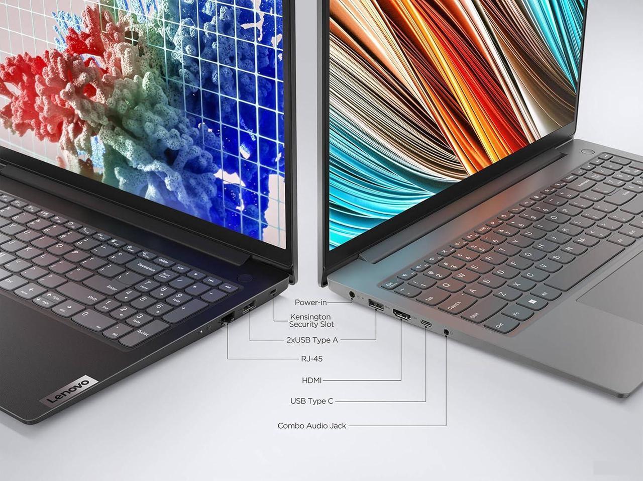 Alt view image 6 of 7 - Lenovo V15 Gen 4 (15.6" FHD Anti-Glare, 13th Intel Core i5-13420H (Beat i7-1255U), 16GB RAM, 512GB SSD) for Business, Home, Military Grade, Ethernet, IST Hub, Win 11 Pro w/AI Copilot, Black