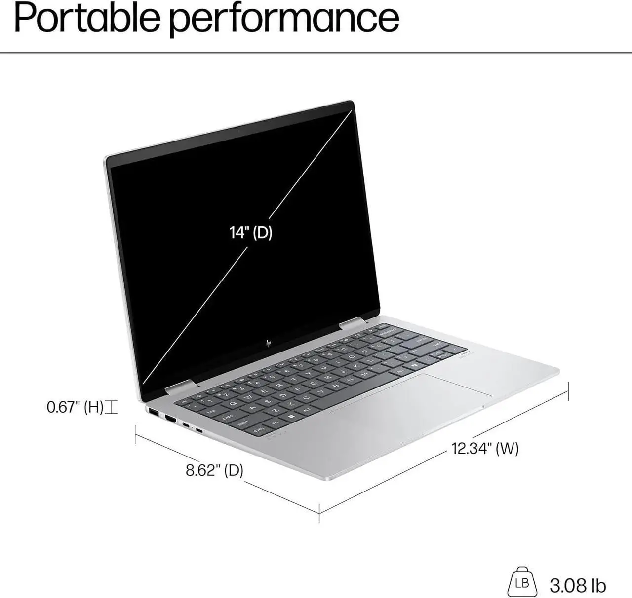 Alt view image 7 of 7 - HP Envy x360 2-in-1 Laptop (14" FHD+ Touchscreen, AMD Ryzen 5 8640HS (>i7-1255u), 16GB RAM, 1TB SSD), Creator, Photographer, Designer, 2025 AI PC, Backlit KB, Webcam w/ Shutter, Copilot, Win 11 Home