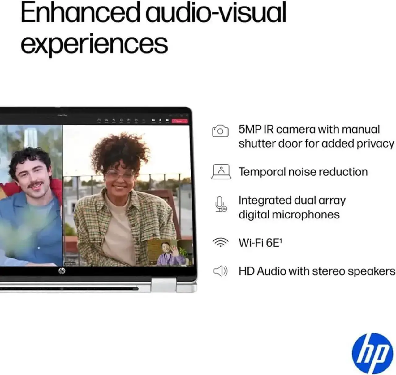 Alt view image 4 of 7 - HP OmniBook 5 Flip X360 2-in-1 Touchscreen AI PC Laptop (14" FHD+ IPS, Intel 10-Core 7 150U (> i7 1355U), 16GB DDR5, 1TB SSD) for Creator, Designer, 5MP IR Webcam, 21-Hr Battery Life, Win 11 Pro,2025