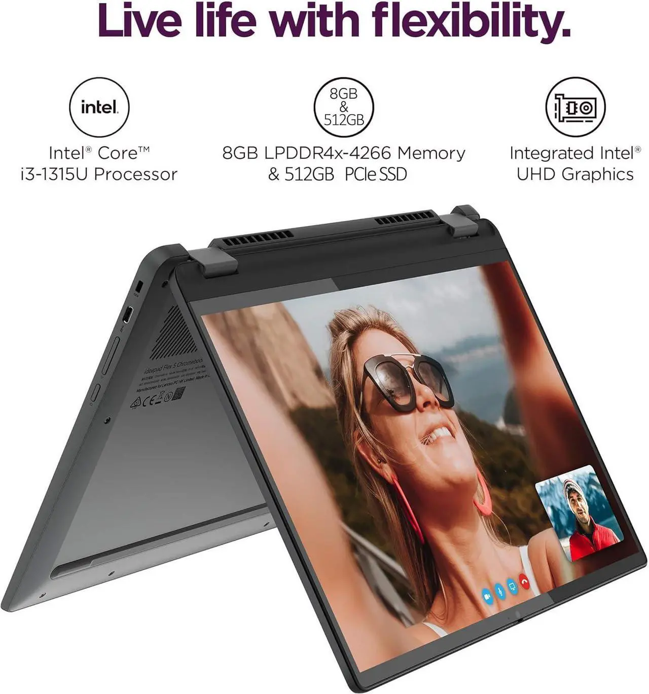 Lenovo Flex 5i Chromebook - Thumbnail 2