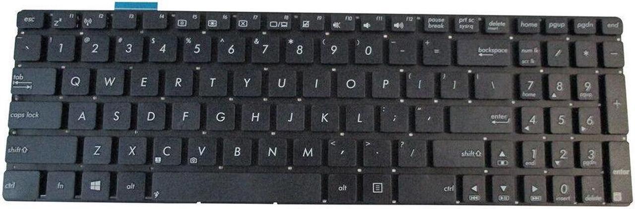 Main image of replacement keyboard for Asus VivoBook Pro N56JN N56JR N56VZ N76VZ US