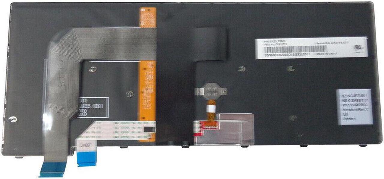 Alt view image 2 of 4 - replacement keyboard for Lenovo ThinkPad T460S T470S Backlit  with Pointer 01YT142 SN20Q56033