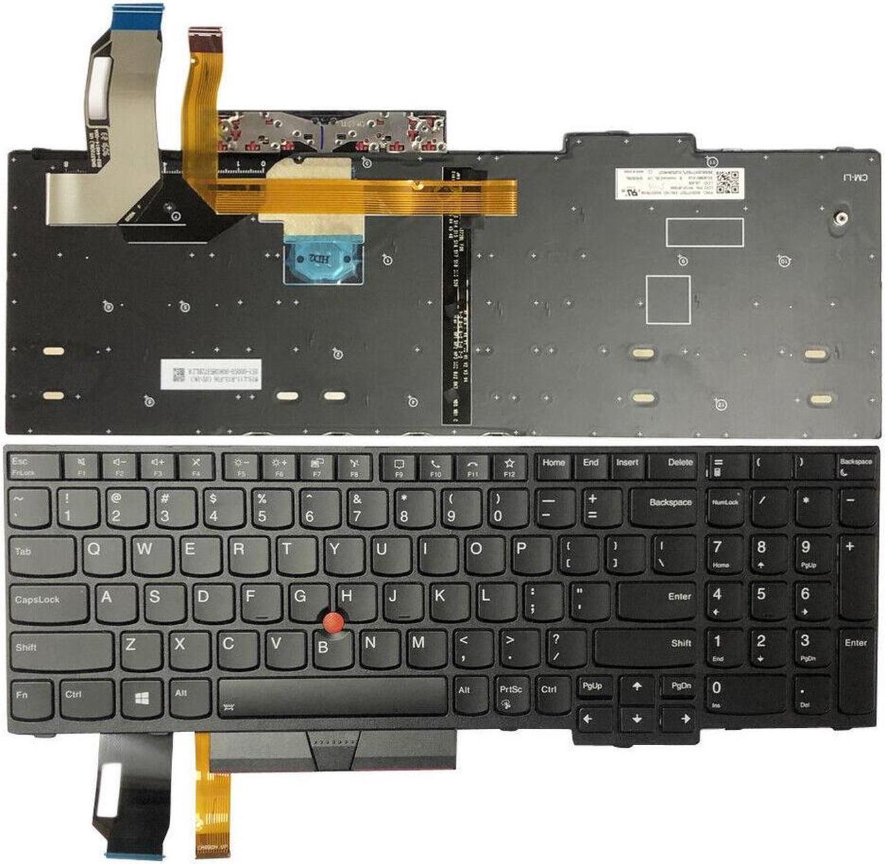 Main image of replacement keyboard for Lenovo ThinkPad T15 P15S US Backlit  5N20V78108 5N20V78907 5N20V7799
