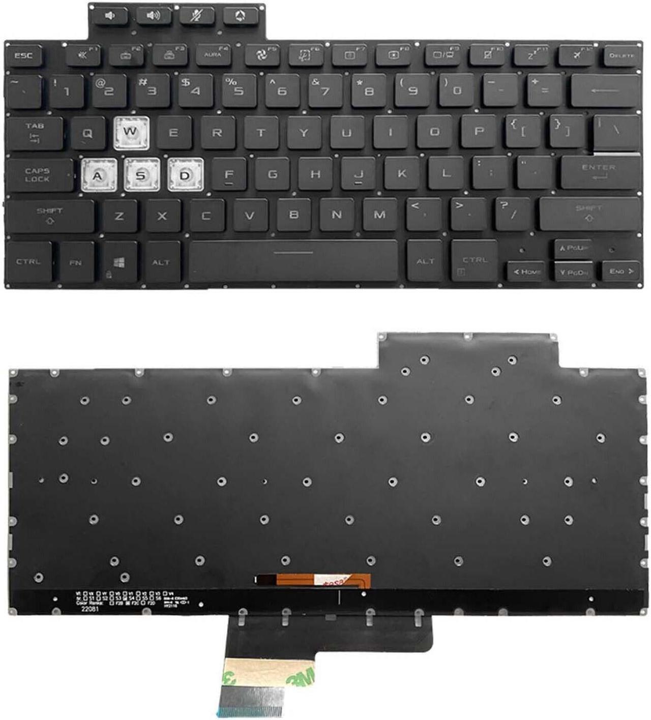 Alt view image 4 of 6 - Laprop Keyboard for ASUS TUF Air FX516P FX516 FX516PR FX516PM FA516 US Backlit