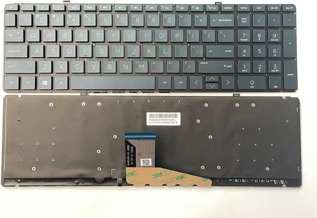 Main image of US Keyboard for HP Spectre x360 15-CH000 15-CH010CA 15-CH011DX 15-CH075N Backlit