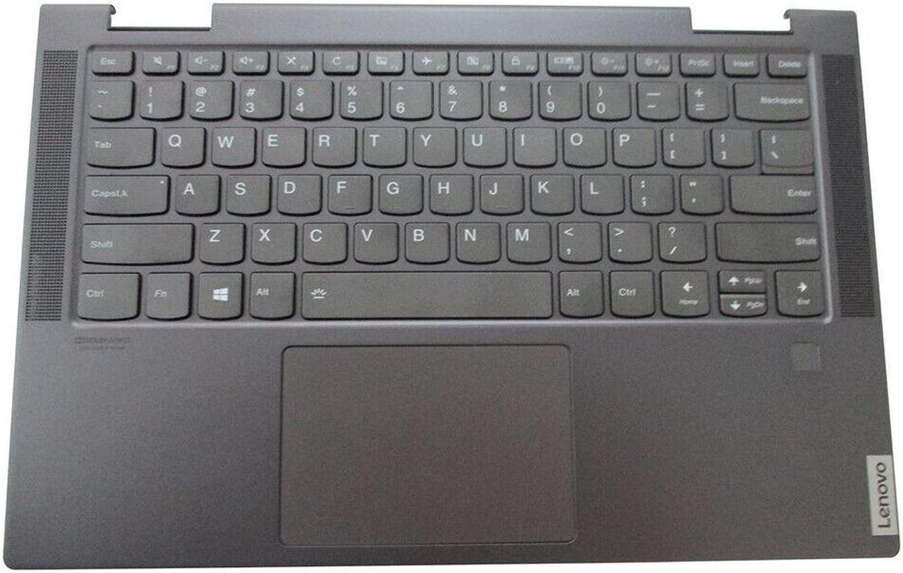 Main image of replacement keyboard for Lenovo Yoga C740-14IML 81TC with Palmrest  Backlit  including  Touchpad 5CB0U43959