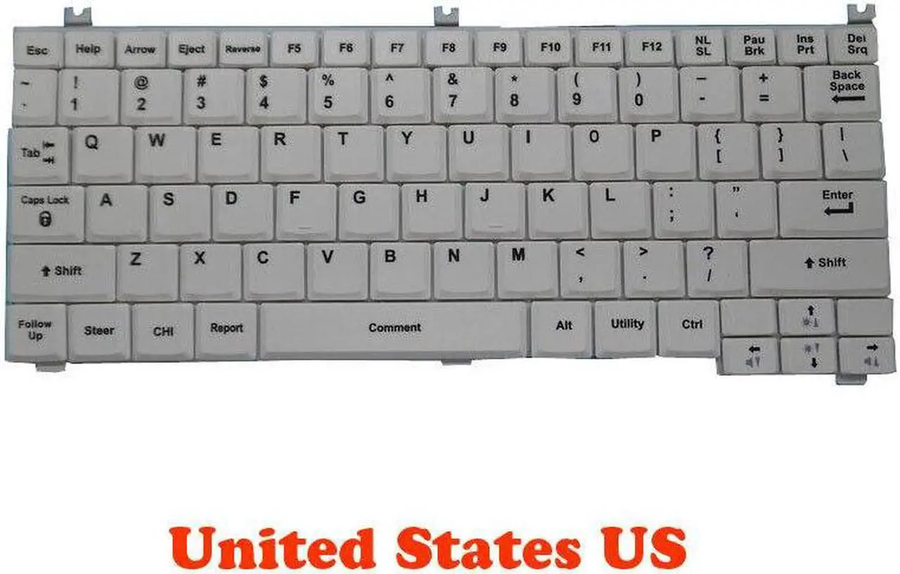 Main image of GE Healthcare Ultrasound Keyboard For LOGIQ E R6 R7 R5.0 R5.2 White color  English US