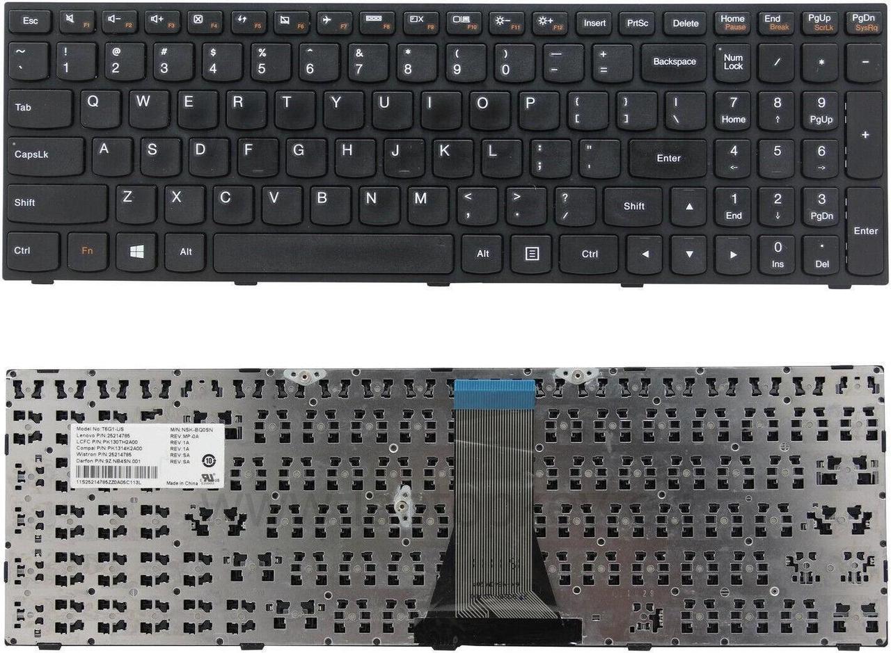 Main image of replacement keyboard for Lenovo G50-30 G50-45 G50-70 G50-70m G50-80 25214785 25214755 US