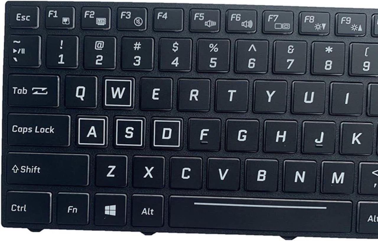Alt view image 3 of 5 - replacement keyboard for Clevo US with Backlit  CVM15F23USJ430D2 CVM15F23USJ430A