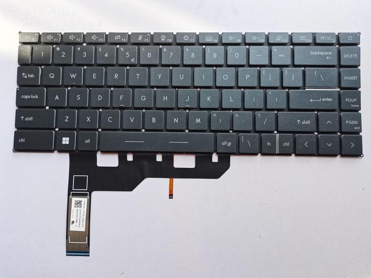 Main image of US Keyboard for MSI Prestige 15 A11SC A11MO A11UC A11UD A11SC White color  Backlit
