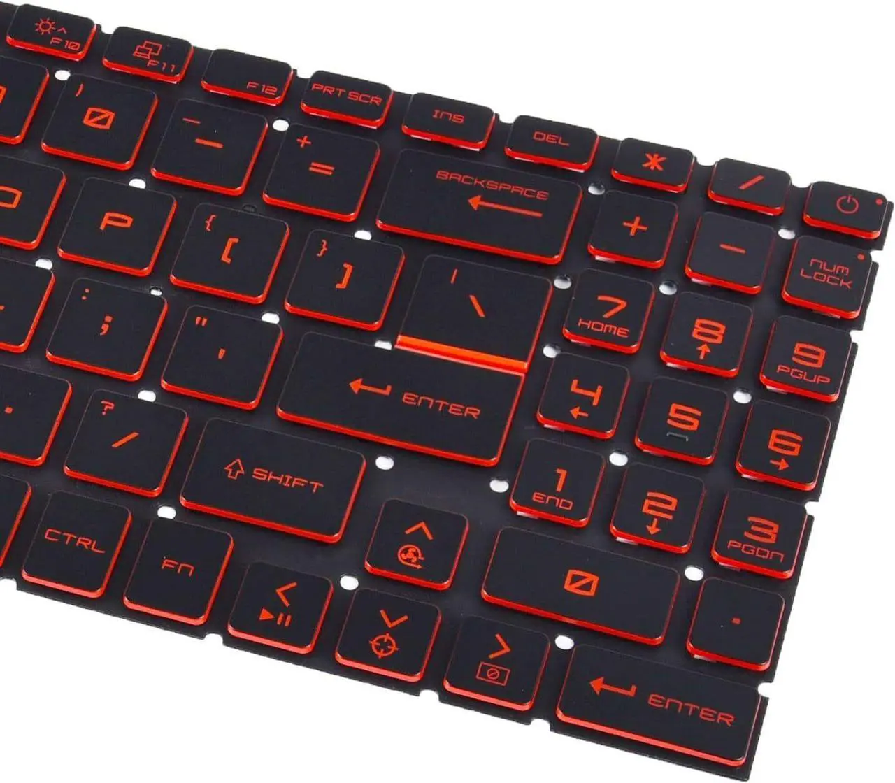 Alt view image 3 of 5 - replacement keyboard for MSI Katana GF76 11SC 11UE 12UD 12UC 12UG MS-17L1 US Red Backlit