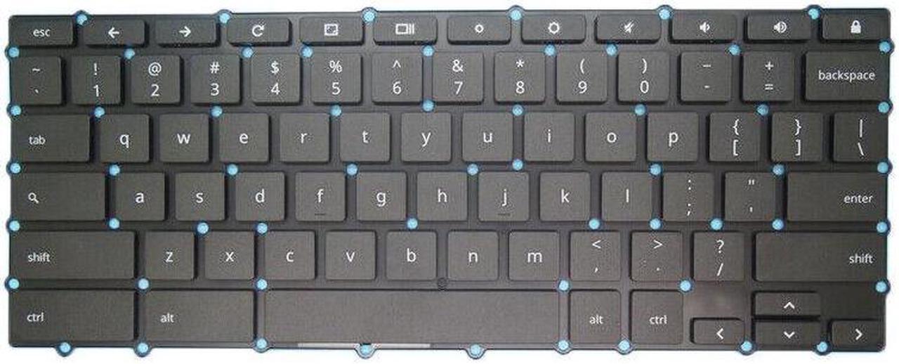 Main image of Keyboard For AELI9U01010 LI9 WBM14L13US-9204 US NO Frame