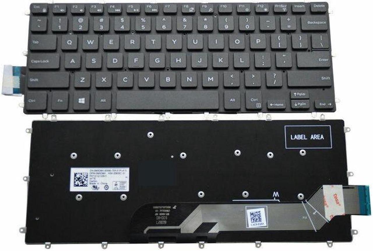 Alt view image 3 of 5 - US Black Keyboard for Dell P89G P89G007 inspiron 14-3493