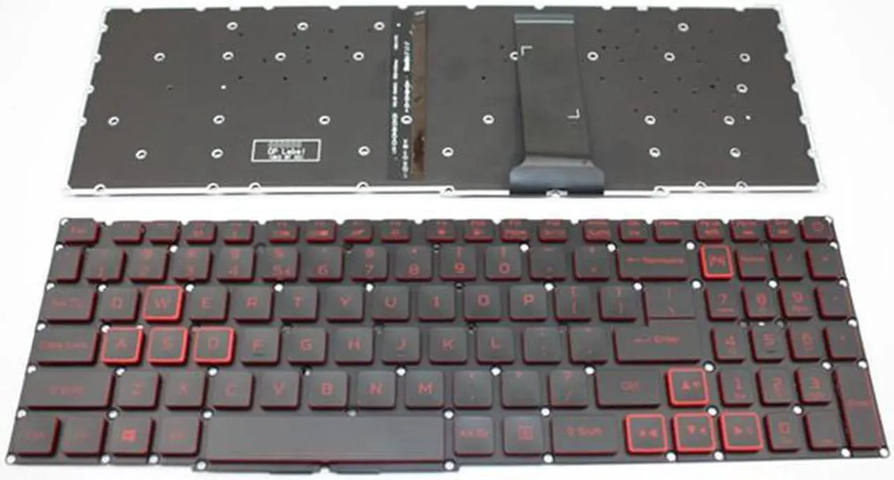 Main image of replacement keyboard for Acer Nitro 5 AN515-54 AN515-43 AN517-51 AN715-51 US with Backlit
