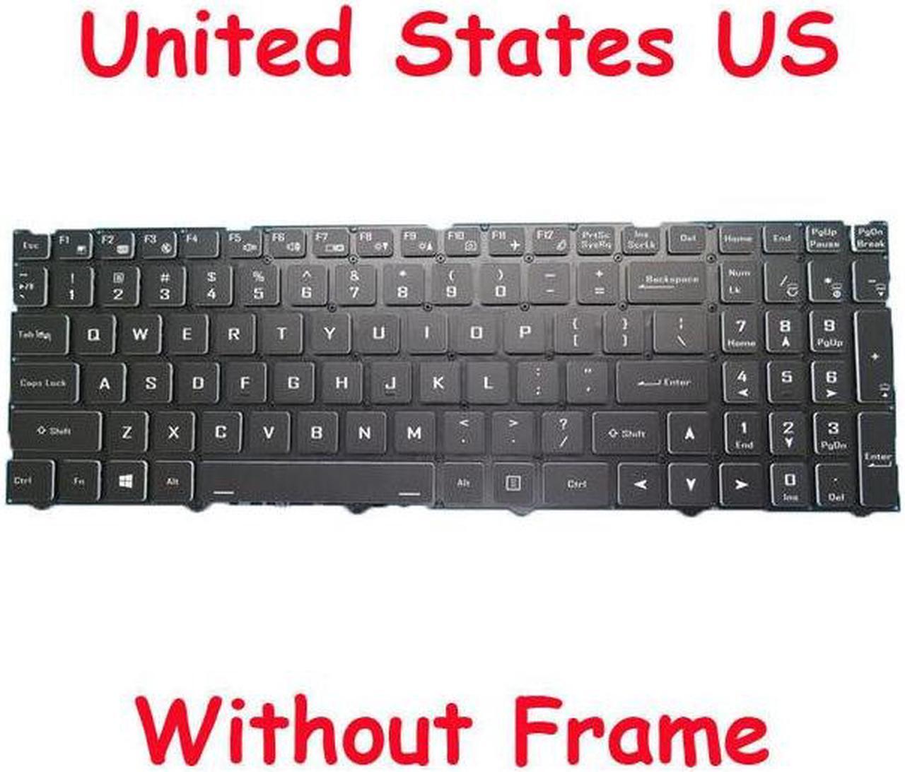 Main image of US Backlit Keyboard For CLEVO PB50EF PB50RD PB51RF PB70ED PB70RC PB71RC English