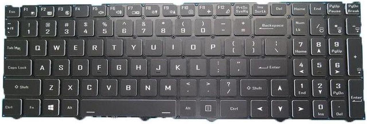 Alt view image 3 of 5 - US Backlit Keyboard For CLEVO PB50EF PB50RD PB51RF PB70ED PB70RC PB71RC English