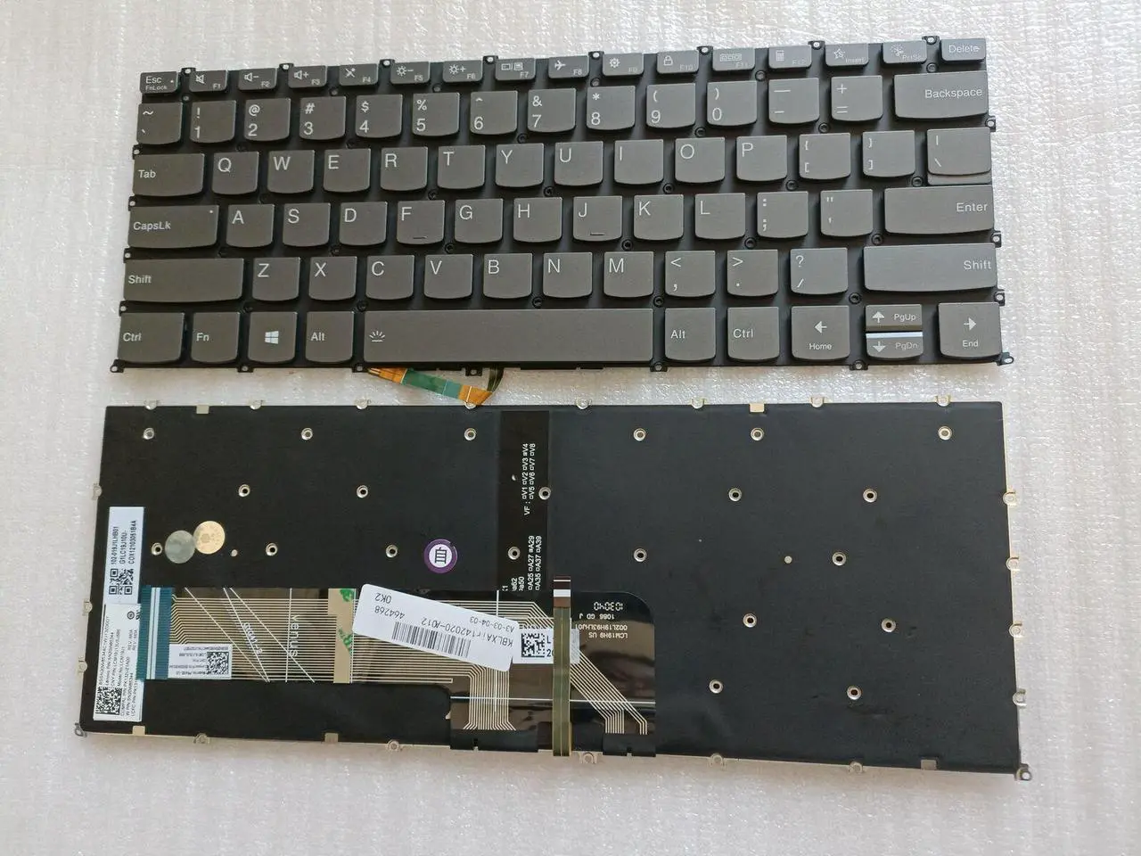 Main image of replacement keyboard for Lenovo Yoga 7-14ITL5 7-14ARE05 7-14IIL05 7-14ITL05  US backlit