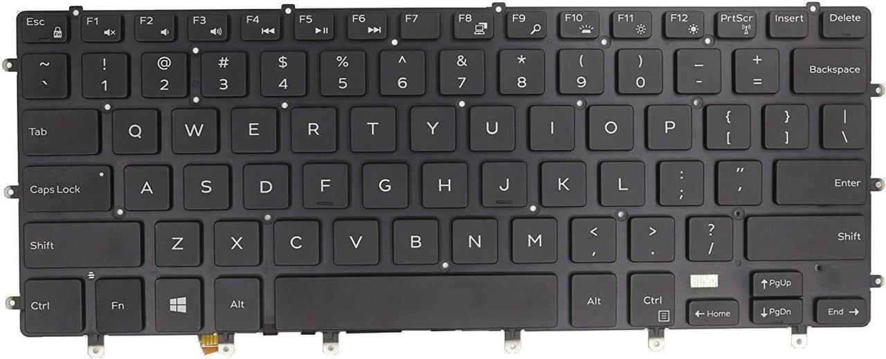 Main image of US Backlit Keyboard for Dell XPS 15 7590 Precision 5540 M5540