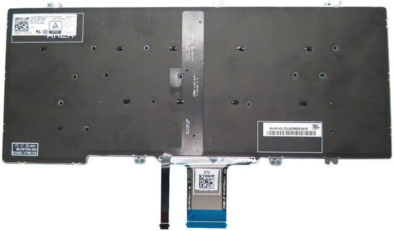 Tastiera Per Laptop Per DELL Latude 5310, 5310 2 In1, 5300 2 In 1, 5300, 7300 Retroilluminata UK LA Spagnola Ceca Slovacchia Tedesco QWERTZ - Foto 3